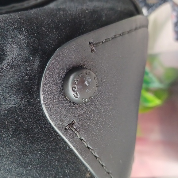 Coach Drifter ~ Mixed Leather Carryall ~ Top Handle ~ EUC - Picture 4 of 16